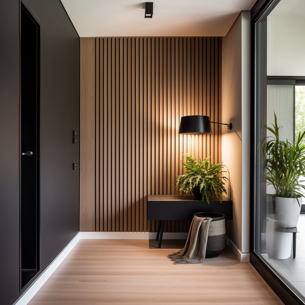 Sound Absorbing Wood Wall Panel (270 × 110 cm)